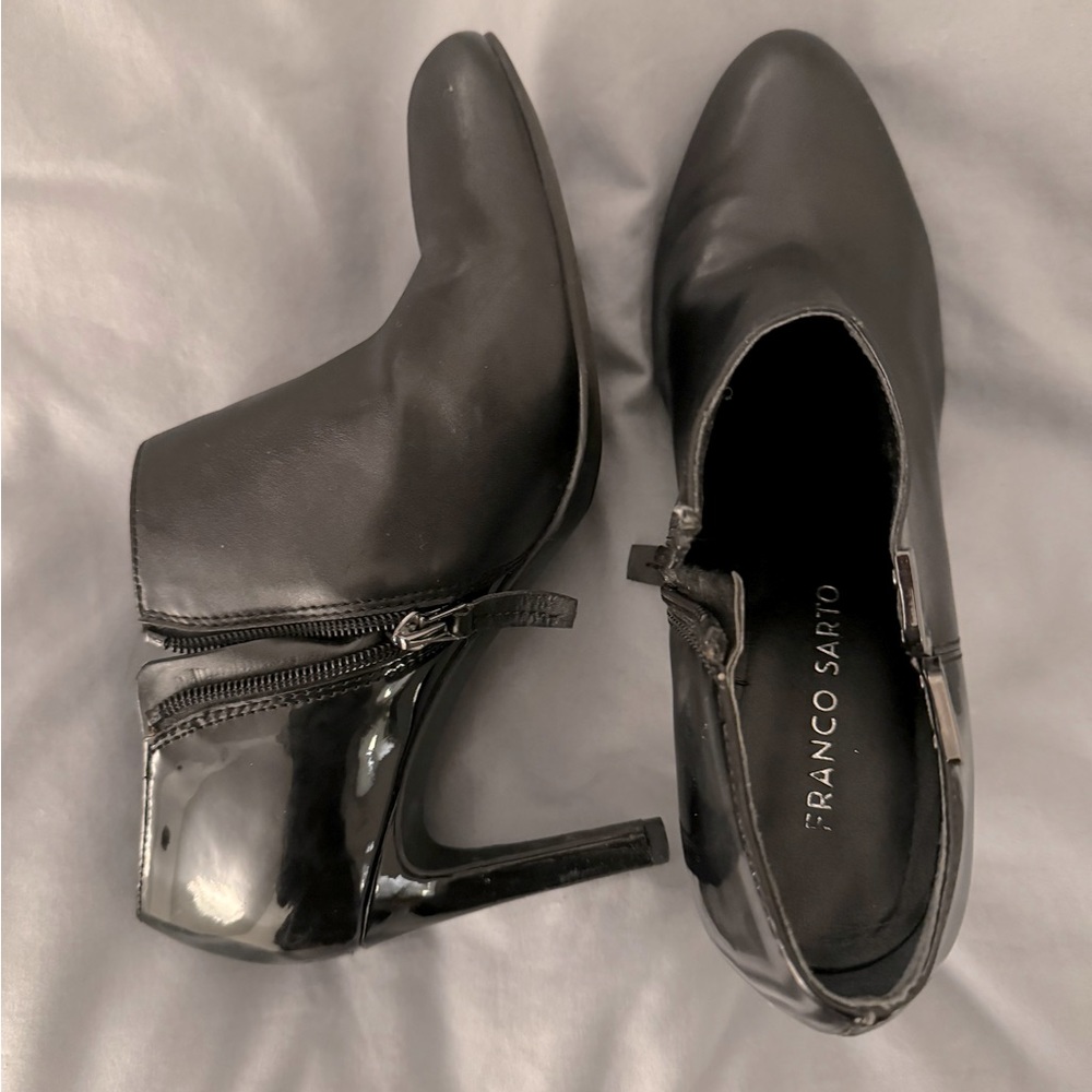 Franco Sarto Heeled Ankle Booties Size 6.5
